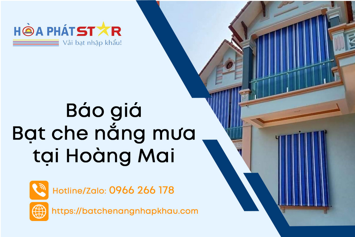 Chi Phí Lắp Đặt Bạt Che Nắng Tại Hoàng Mai - Giá Tốt Nhất Thị Trường