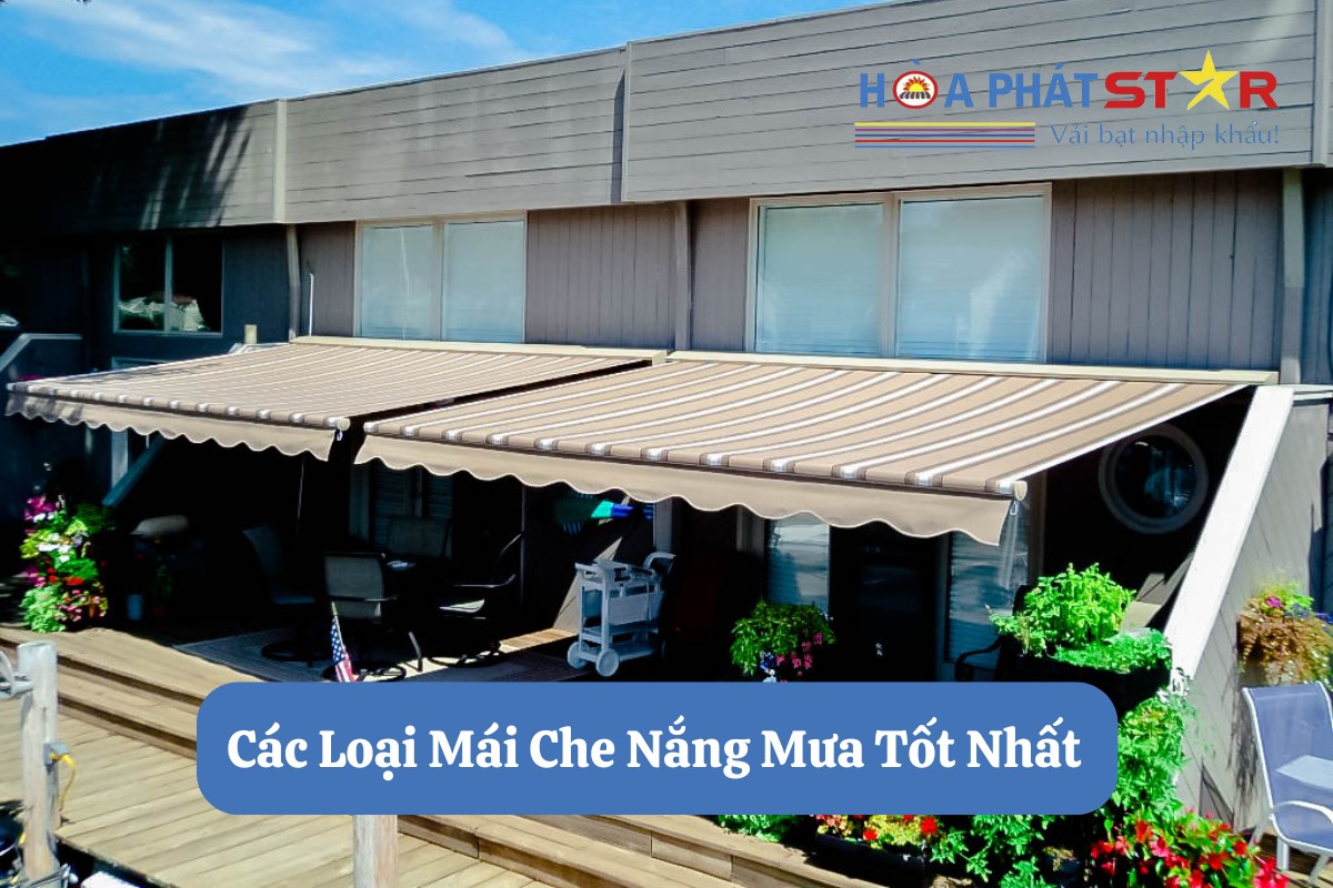 Đâu là các loại mái che nắng mưa tốt nhất, được tin dùng nhất?